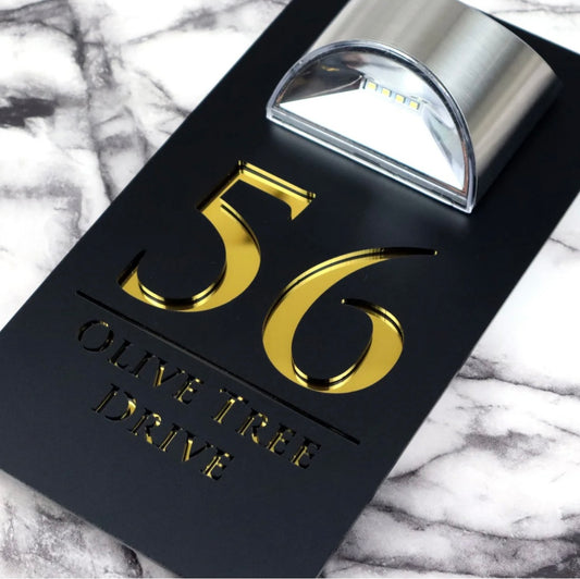 Black Bellisima LED A4 Sign