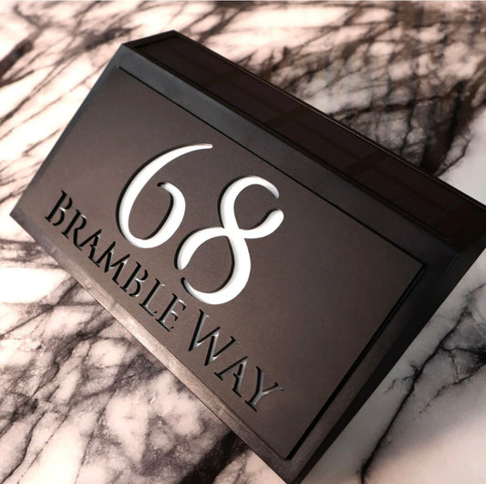 Solar Luce A5 Backlit LED Engraved Sign