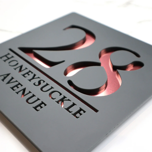 Anthracite Bellisima A5 Sign