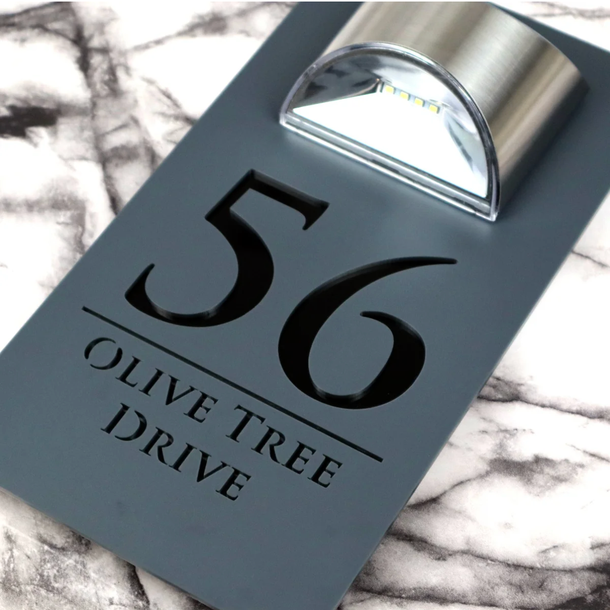 Anthracite Bellisima LED A4 Sign