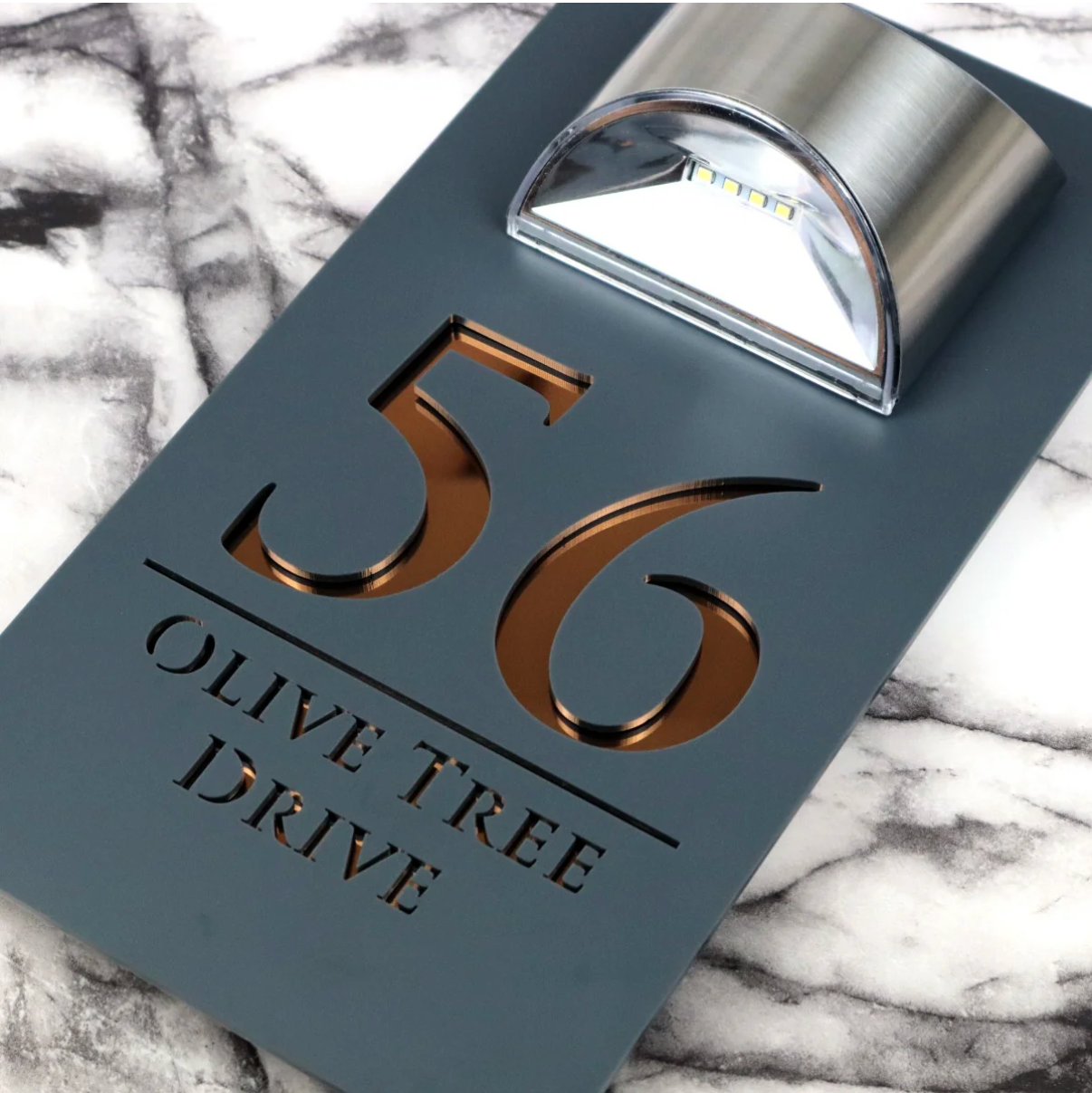 Anthracite Bellisima LED A4 Sign