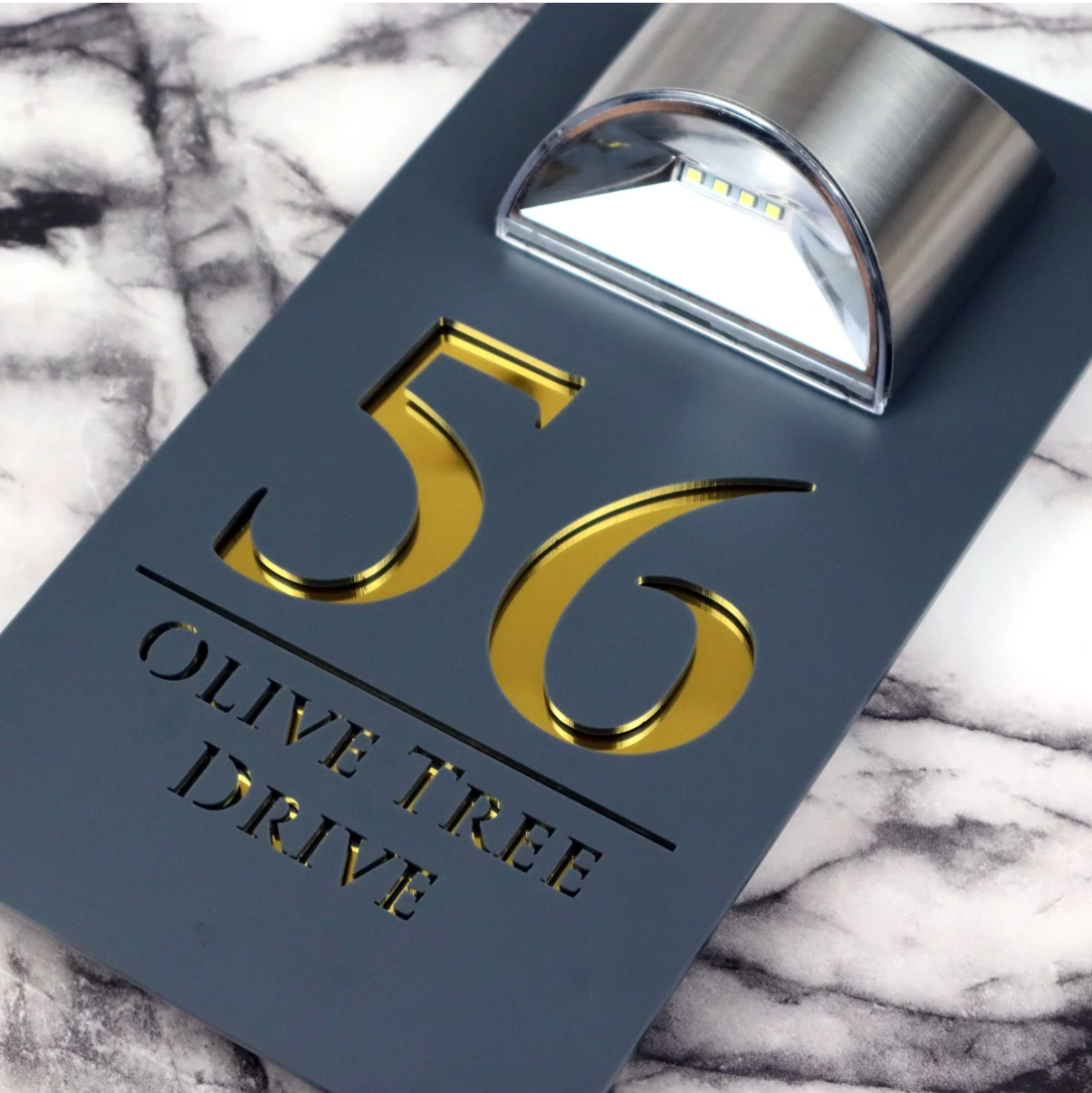 Anthracite Bellisima LED A4 Sign