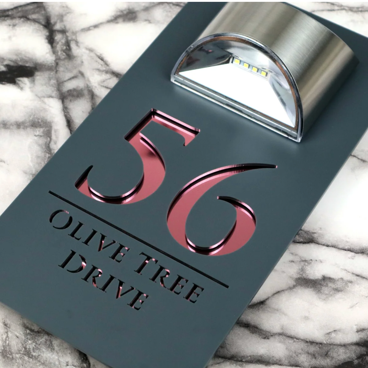 Anthracite Bellisima LED A4 Sign